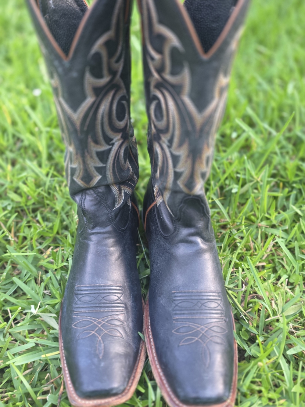 Nocona MD2703 Men's  Western Cowbo Boot Square Toe Size 9.6